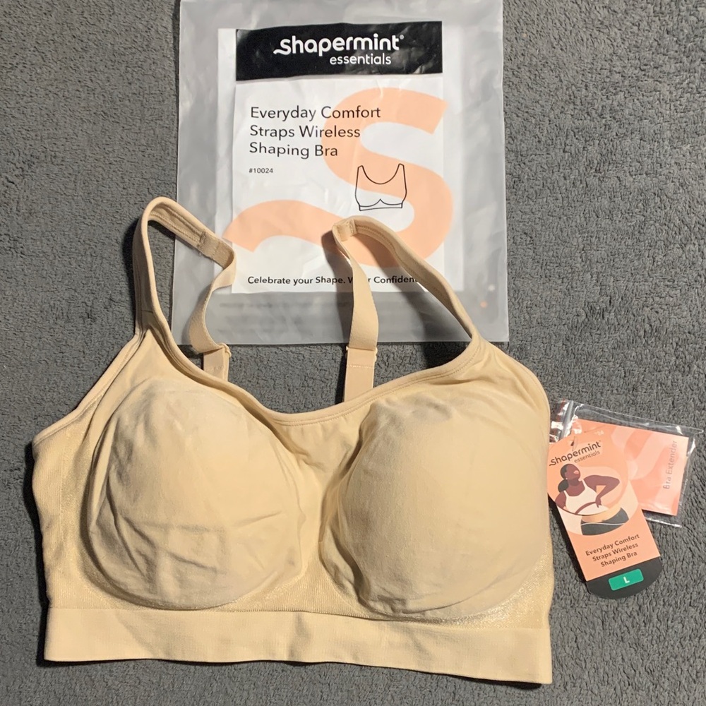 Shapermint Essentials Everyday Comfort Bra - Soft Cream